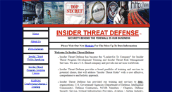 Desktop Screenshot of insiderthreatdefense.com